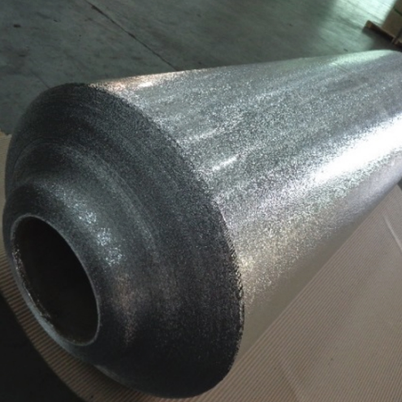 Geprägtes Aluminiumblech und Spule